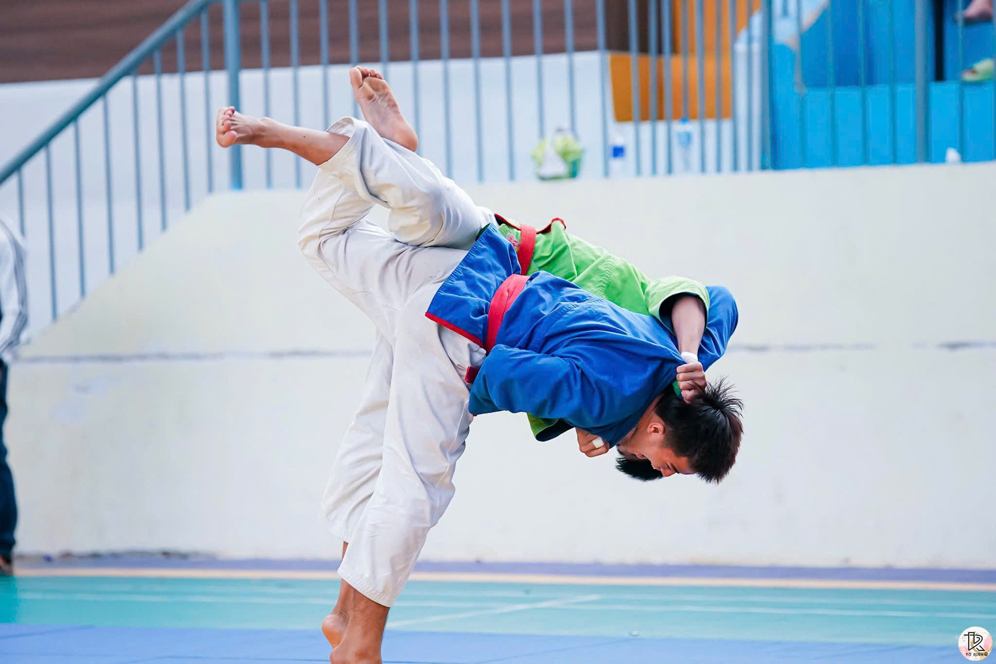 1.Những màn so găng quyết liệt trên từng trận đấu Judo
