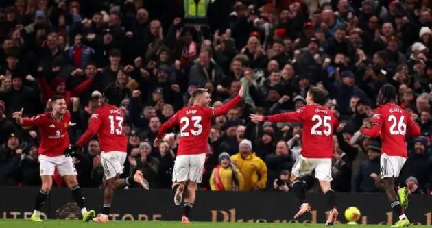 Sơ đồ chiến thuật 4 hậu vệ của Manchester United trước Newcastle.