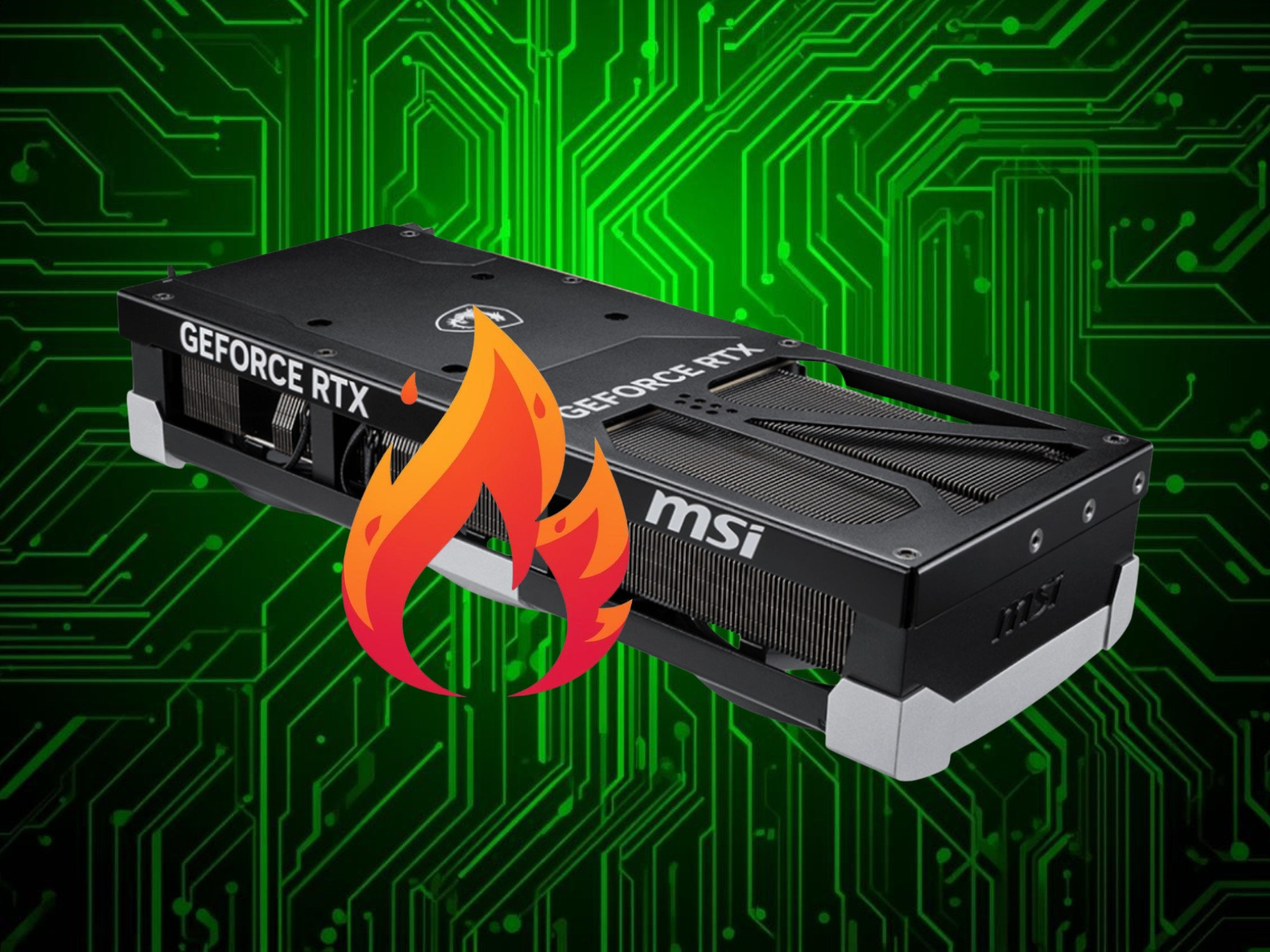 Card đồ họa MSI RTX 5090 bị cháy đầu nối nguồn