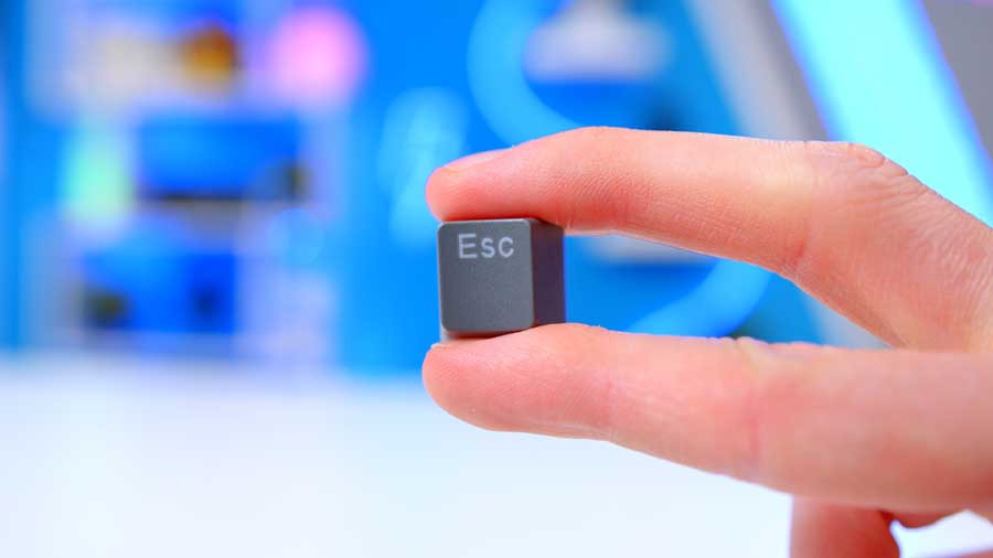 Cận cảnh keycap PBT xuyên LED