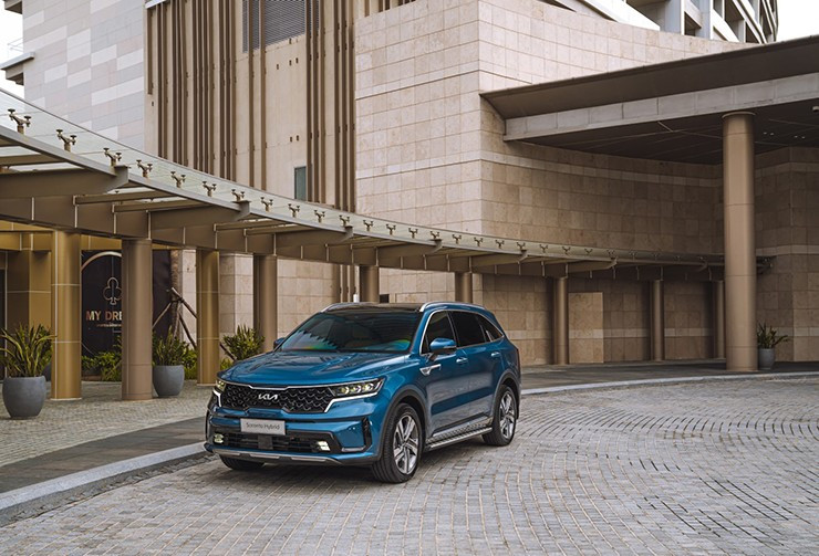 Thiết kế mặt trước của KIA Sorento 2025