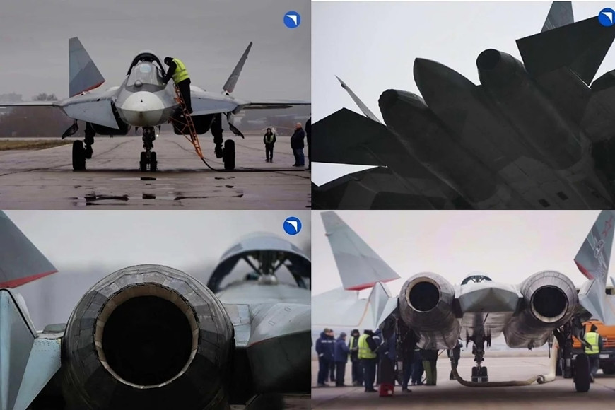 Tiêm kích Su-57 của Nga trang bị động cơ mới