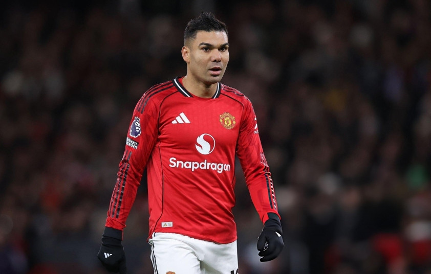 Tiền vệ Casemiro trong màu áo Manchester United