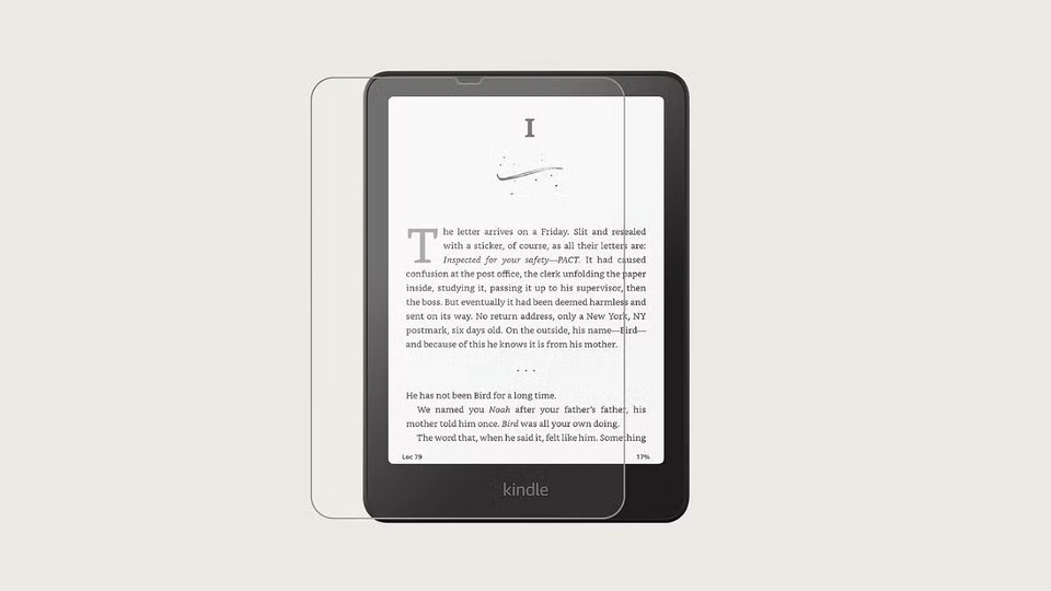 Màn hình Kindle có cấu tạo nhựa mỏng