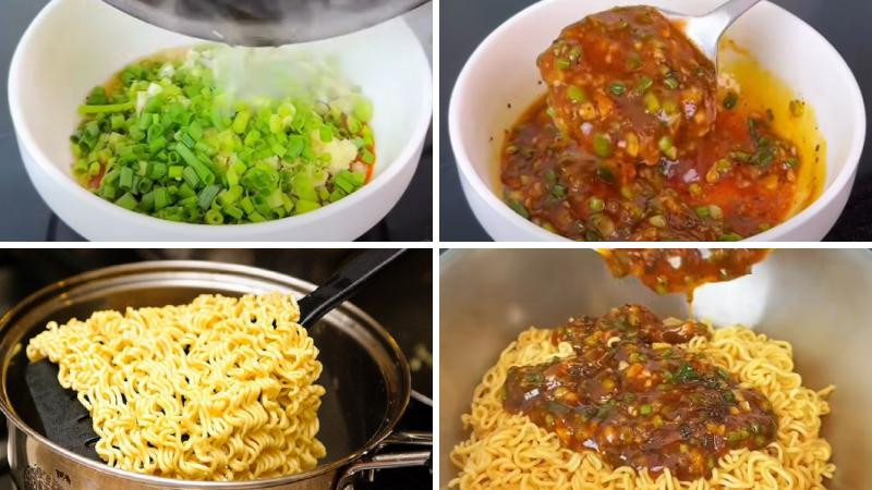 Pha nước sốt trộn mì chuyên dụng