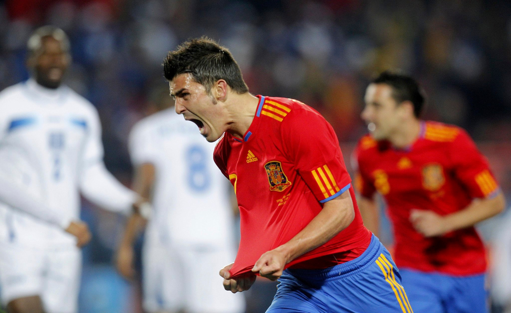 Những bàn thắng trong trận đấu với Honduras giúp David Villa giải tỏa tâm lý