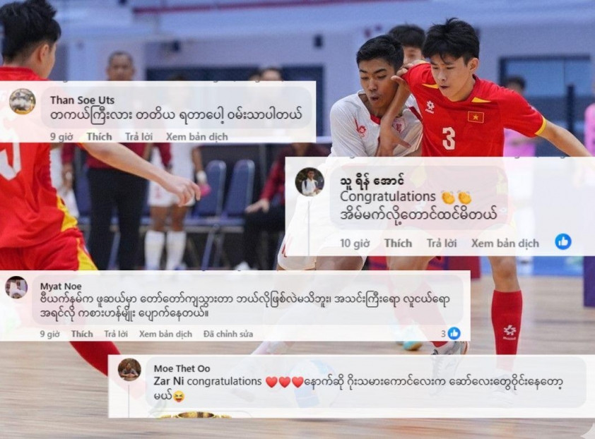 CĐV Myanmar ăn mừng chiến thắng dubai casino 88 - dubai palace dubaicasino88.bio trước U16 Việt Nam.
