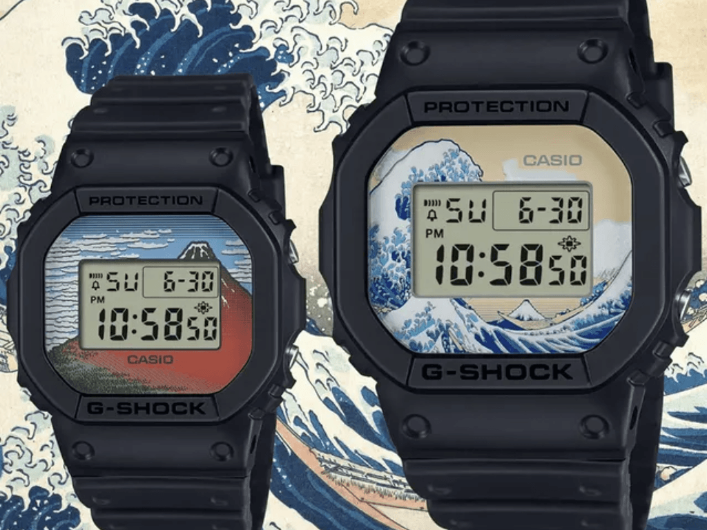 Pictured - the previously released Casio DW-5600KHG24-1JR (left) and DW-5600KHK24-1JR (right).