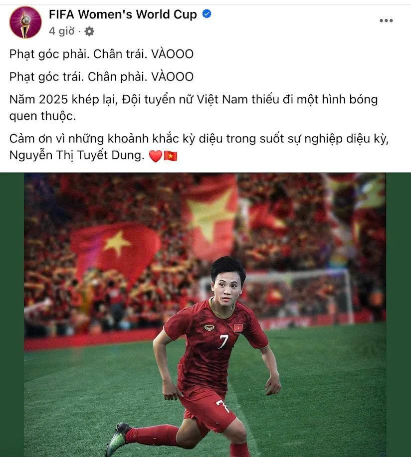 FIFA nhắc đến kỳ tích ghi bàn từ phạt góc của Tuyết Dung