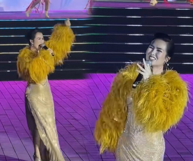 Võ Hạ Trâm chạy show countdown ở Nghệ An.