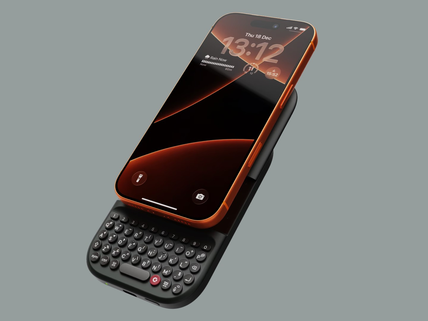 The Clicks Power Keyboard is cheaper than the dedicated Clicks keyboard for iPhone. (Image source: Clicks)