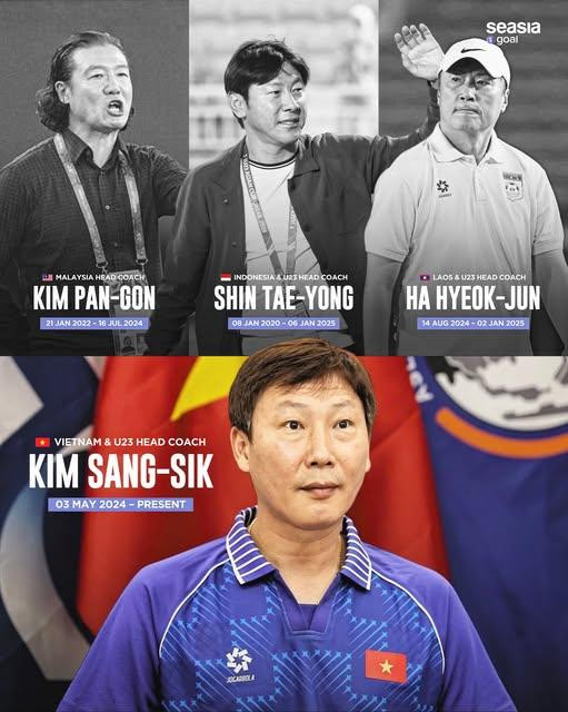 HLV Kim Sang Sik là chiến lược gia Hàn Quốc duy nhất còn dẫn dắt ĐTQG tại Đông Nam Á