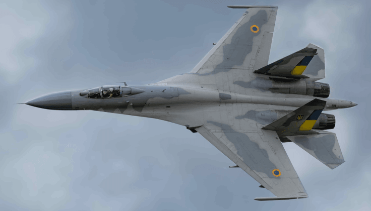 Tiêm kích Su-27 của Không quân Ukraine triển khai tác chiến