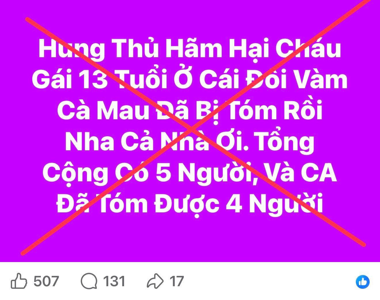 Thông tin sai sự thật lan truyền trên mạng xã hội
