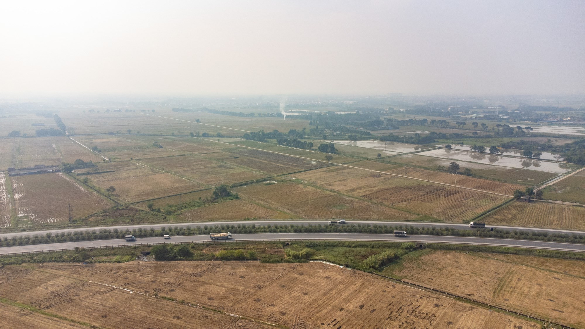 Vị trí điểm cuối đoạn kết nối sân bay Gia Bình với Hà Nội