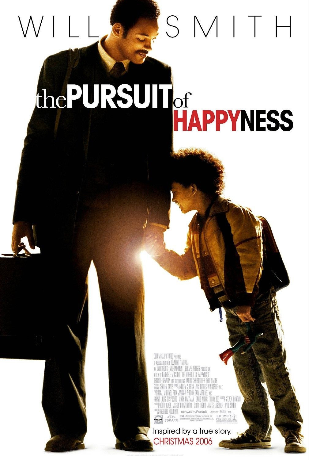 Poster chính thức của phim điện ảnh Pursuit of Happyness ra mắt năm 2006.