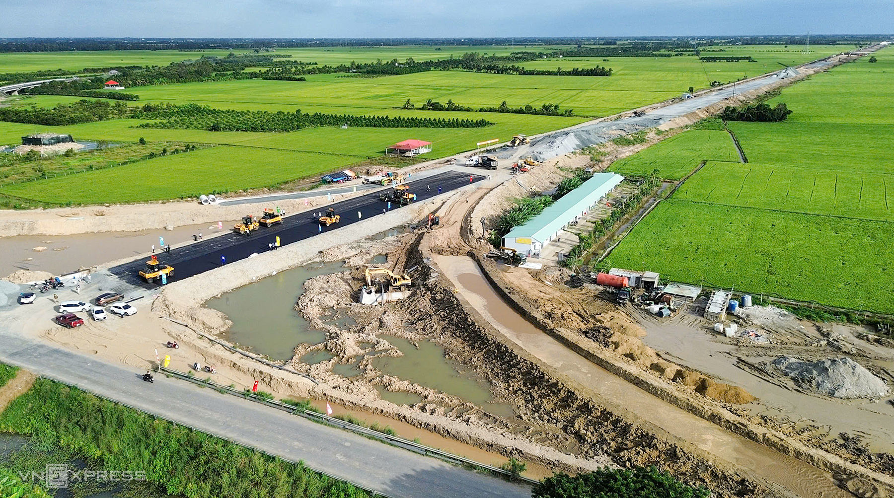 Điểm đầu cao tốc Châu Đốc - Cần Thơ - Sóc Trăng nối Quốc lộ 91