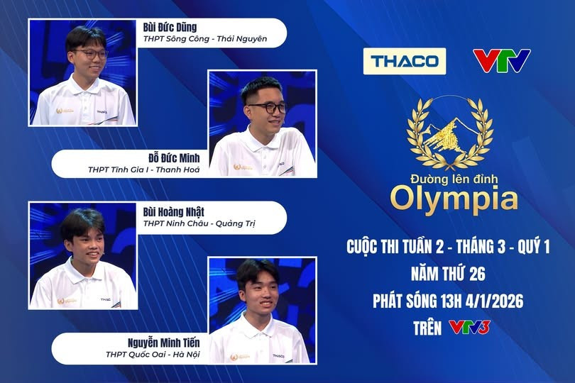Thí sinh tham gia phần thi khởi động