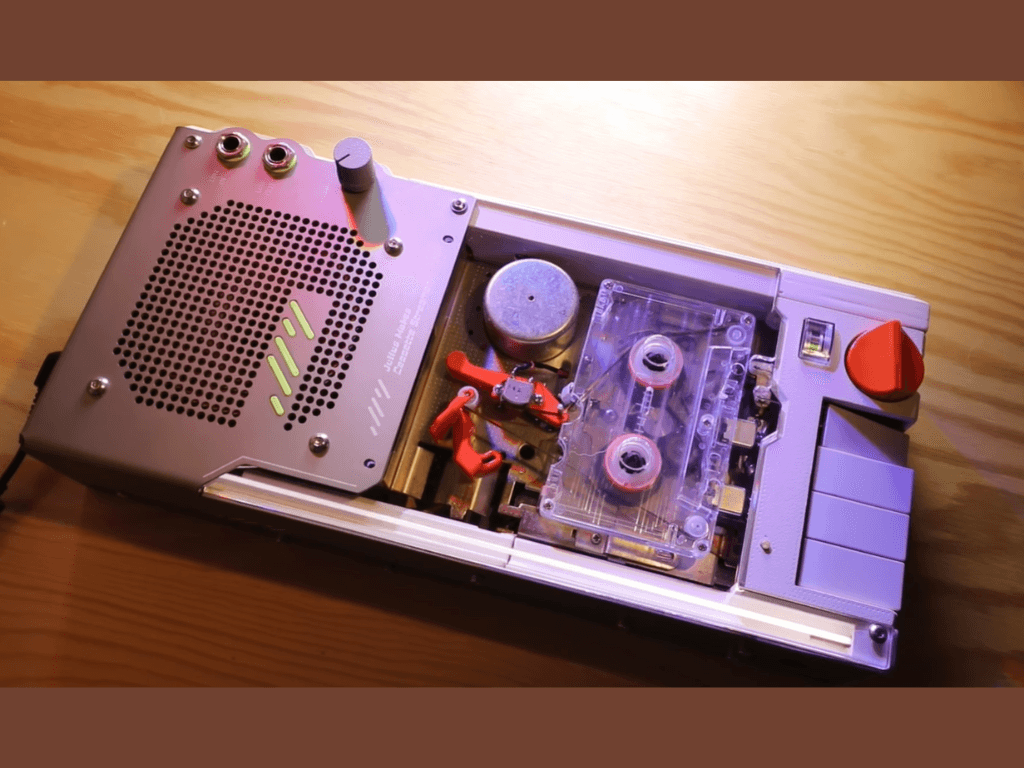 Máy hát băng cassette DIY tích hợp Bluetooth ghi âm trực tiếp từ Spotify