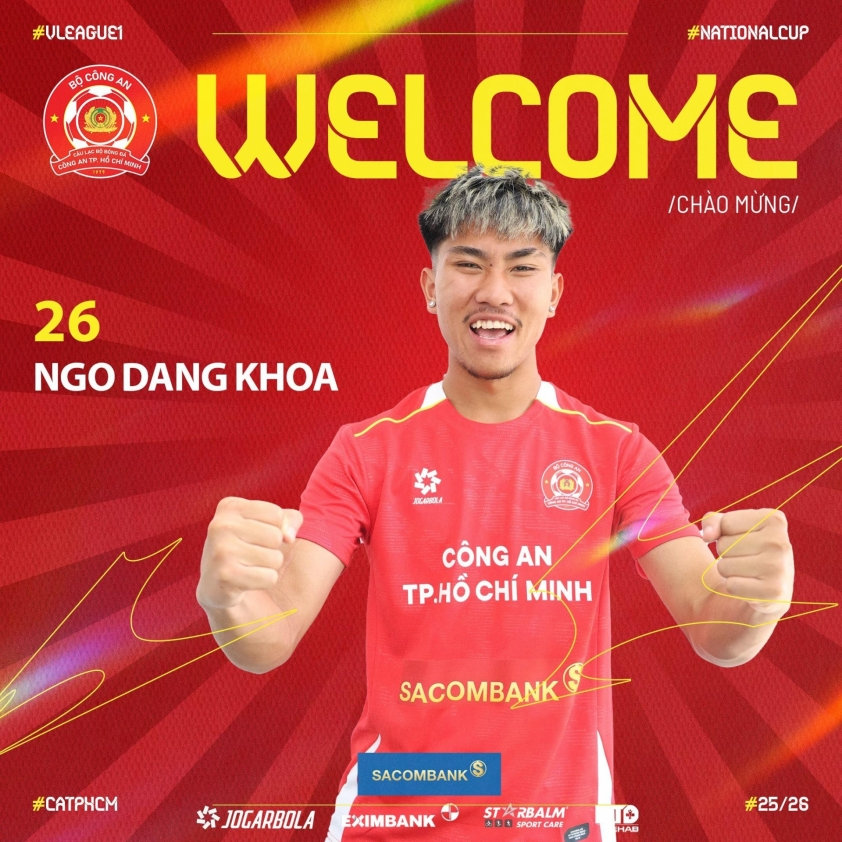 Vị trí sở trường của Khoa Ngo là tiền vệ tấn công