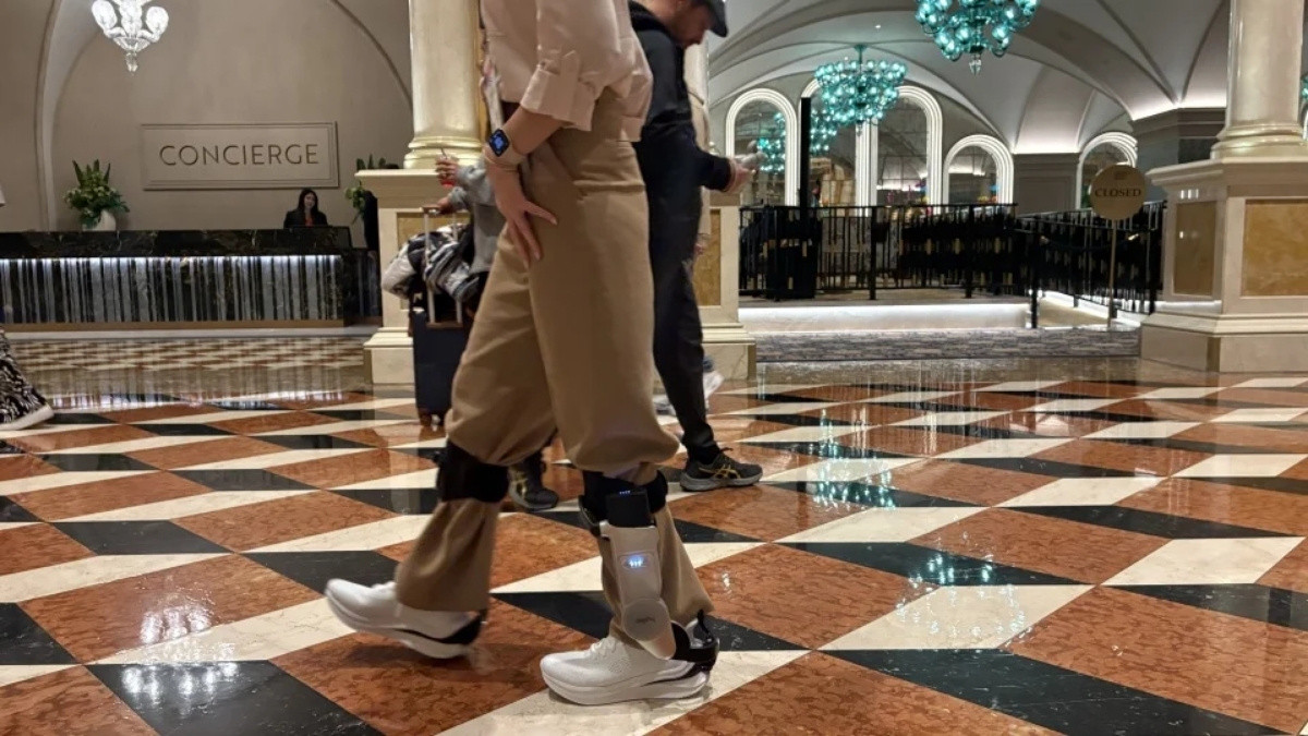 Mẫu khung xương robot Sidekick tại triển lãm CES 2026