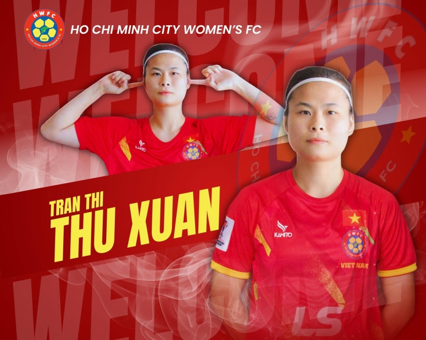 Tân binh Thu Xuân của CLB nữ TP HCM