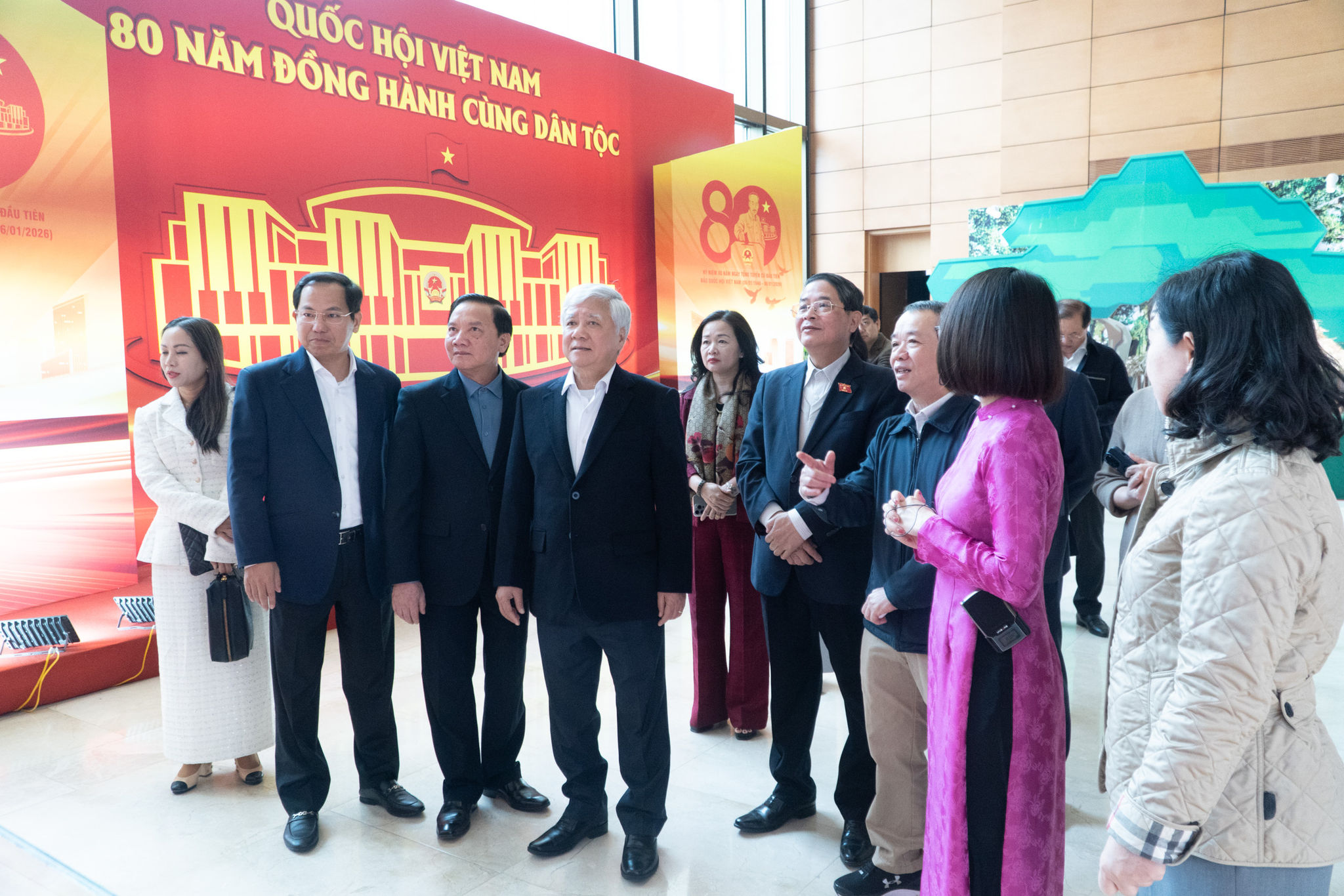 Phó Chủ tịch Thường trực Quốc hội Đỗ Văn Chiến dự Tổng duyệt Lễ kỷ niệm 80 năm Ngày Tổng tuyển cử đầu tiên.