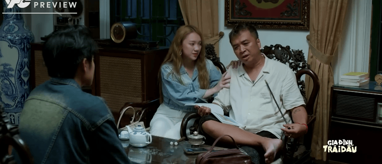 Phản ứng của ông Thăng khi bàn bạc về việc cho thuê nhà.