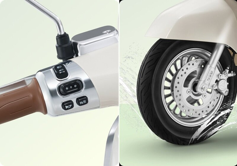 Hệ thống động cơ và pin trên xe điện Yadea Ossy