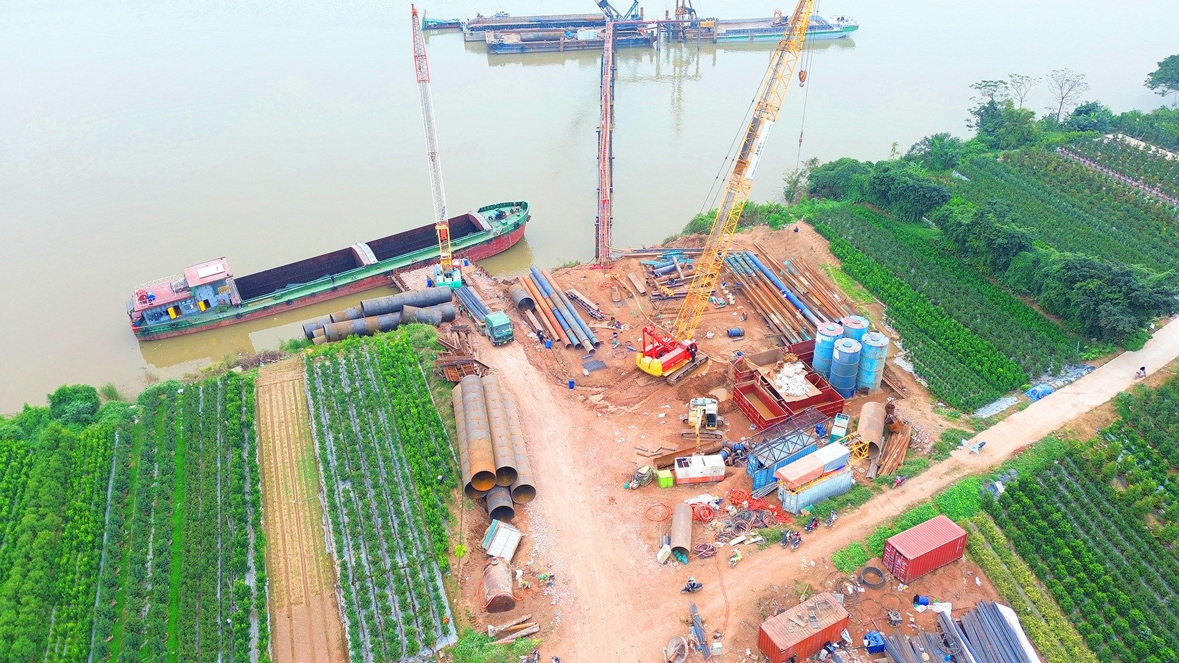Thiết kế mặt cắt ngang cầu Mễ Sở