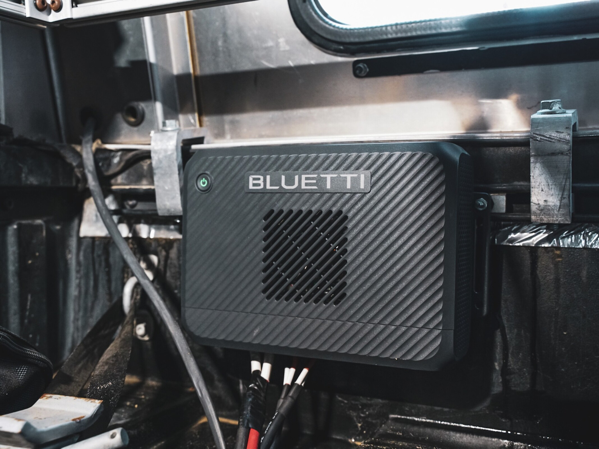 The Bluetti Charger 2 car and solar smart energy hub