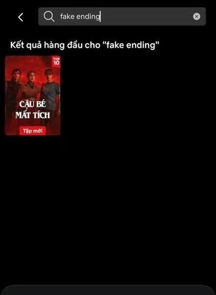 Nguồn gốc của nghi vấn từ thanh tìm kiếm Netflix