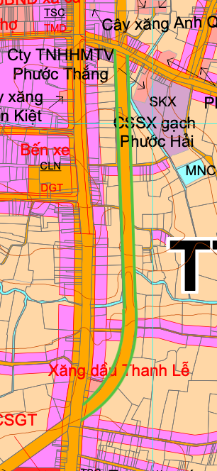 Bản đồ quy hoạch tuyến đường nối ĐT756B và QL13