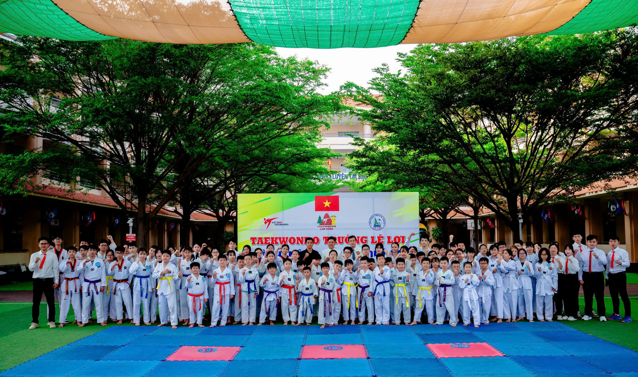 gen-h-đội võ takwando ở trường Lê Lợi