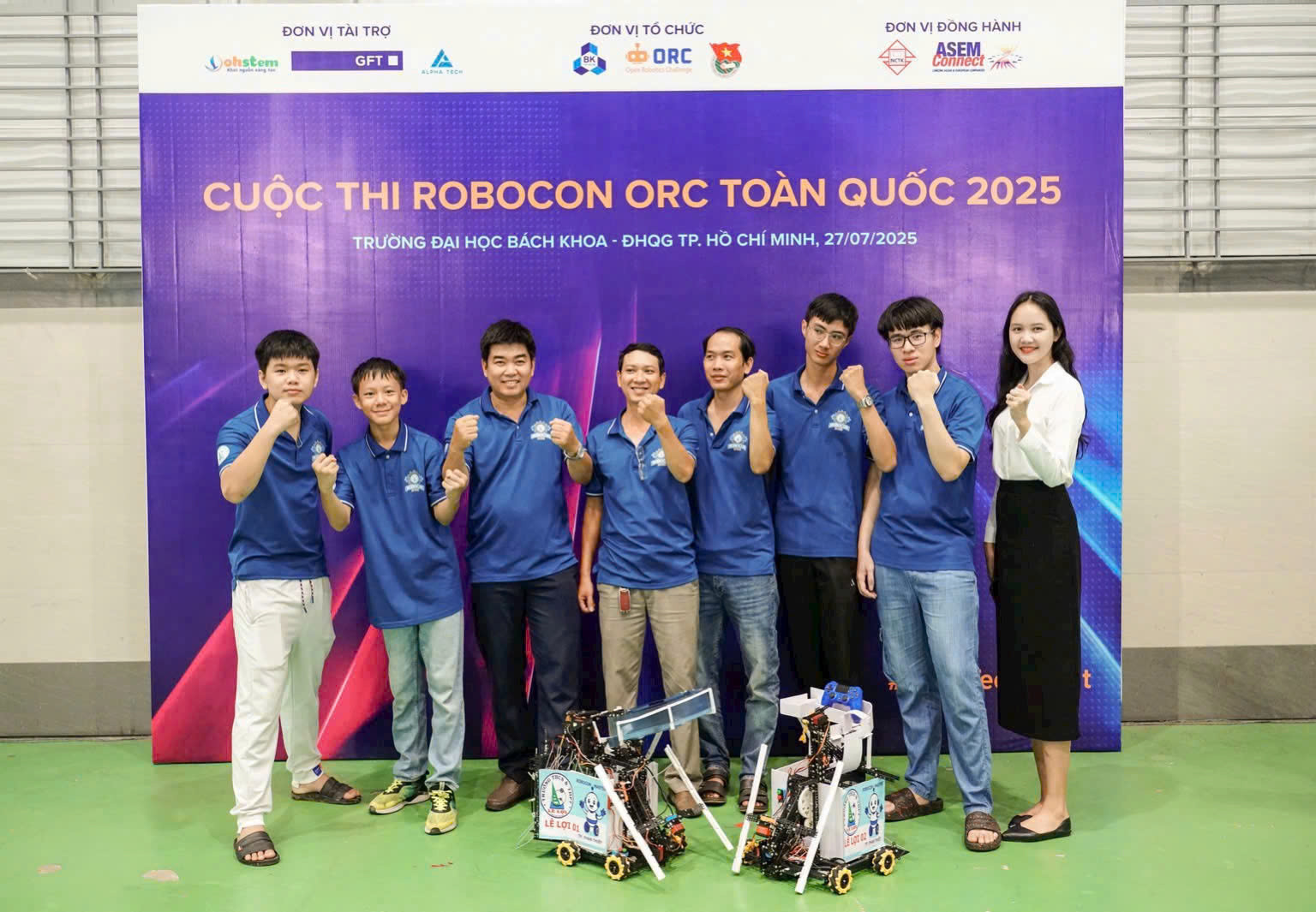 gen-h-Db451 sòng bạc trực tuyến trường Lê Lợi tham gia cuộc thi Robocon orc toàn quốc 2025