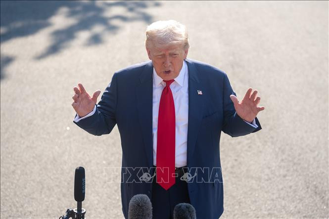 Tổng thống Mỹ Donald Trump phát biểu tại Nhà Trắng về hiệp ước hạt nhân New START
