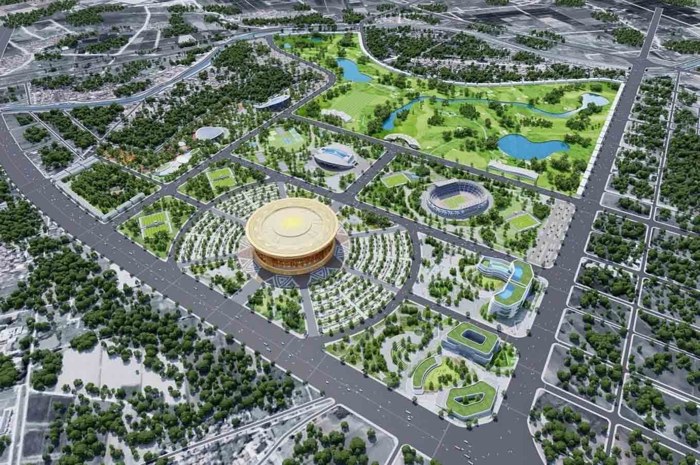 Phối cảnh dự án Khu đô thị thể thao Olympic do Vingroup đầu tư