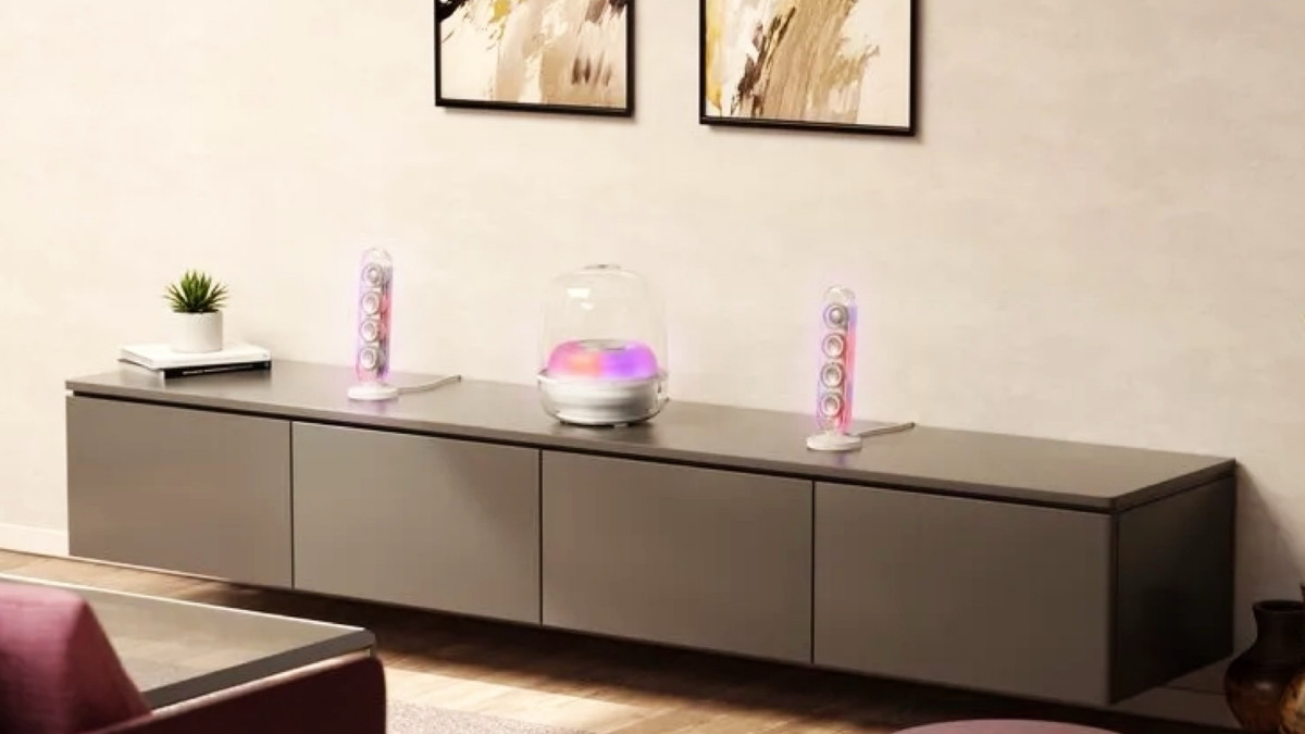 Loa Harman Kardon SoundSticks 5 phiên bản tích hợp Wi-Fi trình diễn tại CES 2026