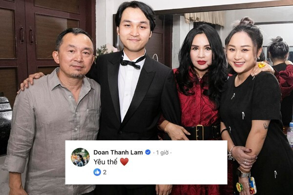 Thanh Lam nhận xét “yêu” trước khoảnh khắc tình cảm của con trai và chồng cũ.