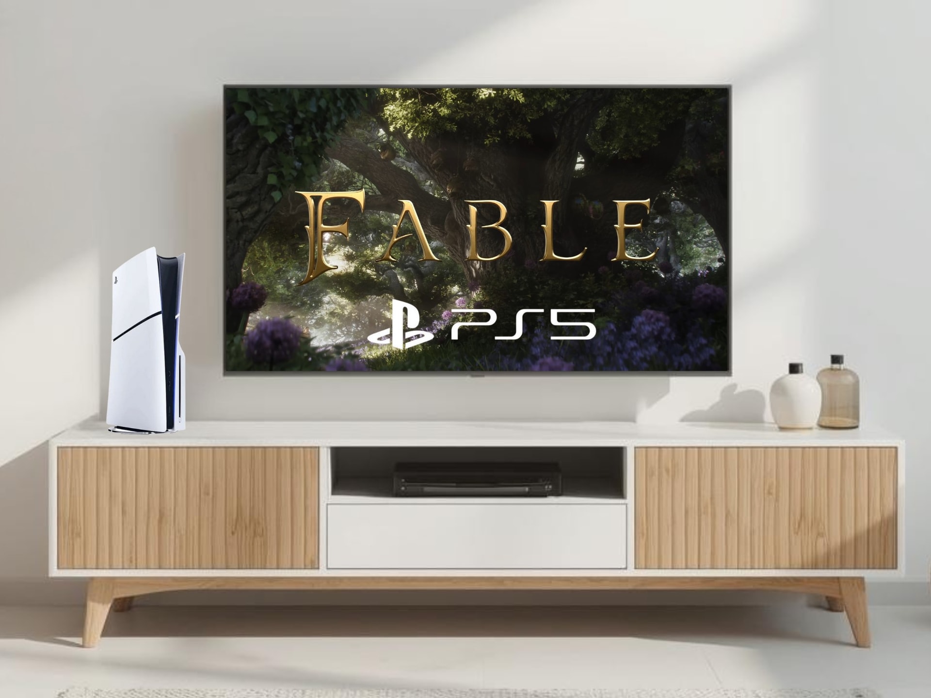 Hình minh họa Fable reboot hiển thị trên hệ máy PS5