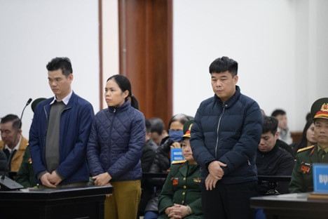 Bị cáo Trần Hữu Định tại phiên tòa sơ thẩm