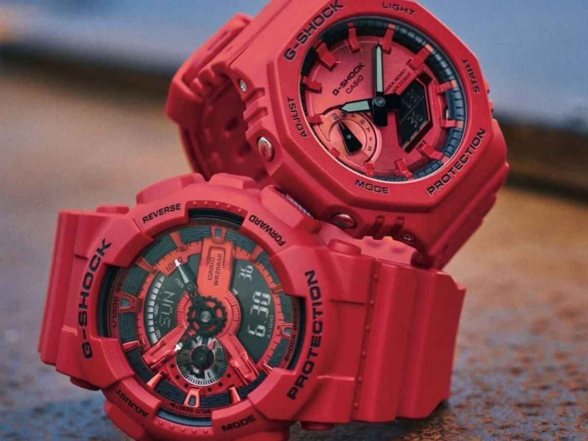 Các mẫu đồng hồ Casio G-Shock màu đỏ mới ra mắt tại Mỹ