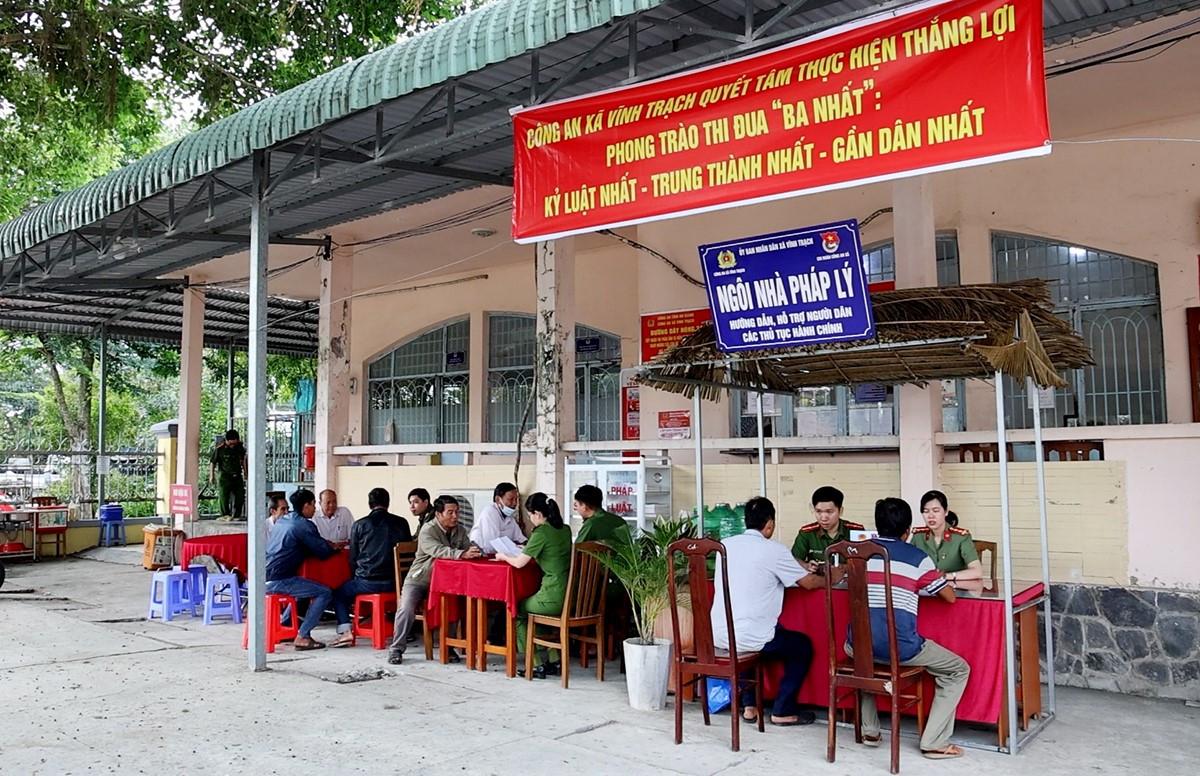 Toàn cảnh Ngôi nhà pháp lý tại xã Vĩnh Trạch