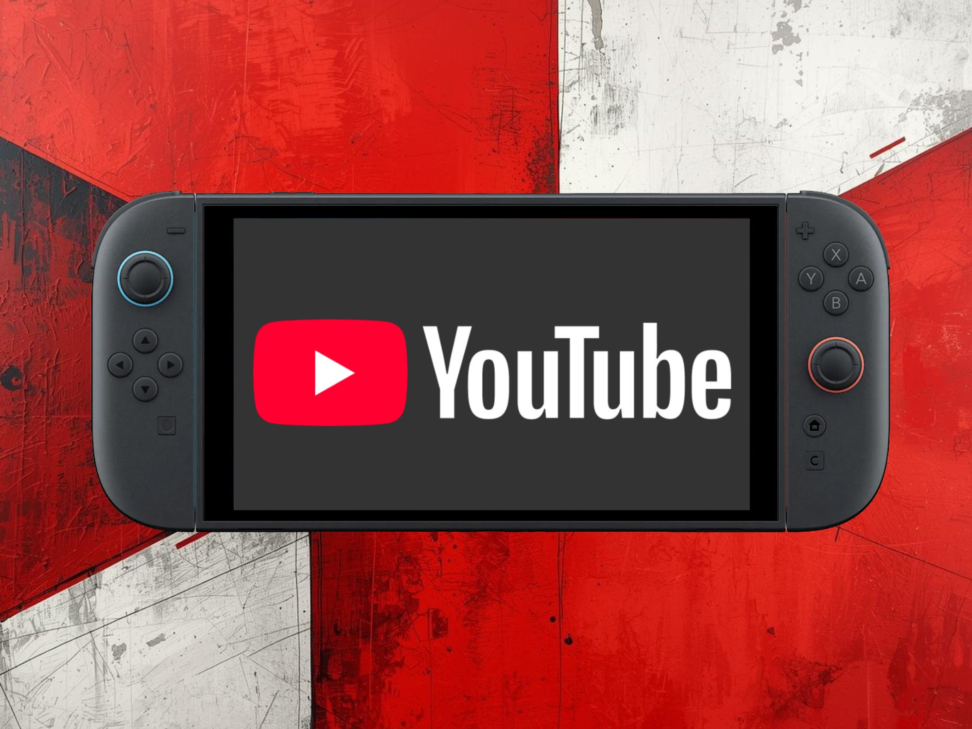Ứng dụng YouTube hiển thị trên giao diện của Nintendo Switch 2