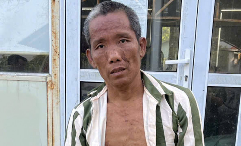 Phạm nhân Huỳnh Văn Đời bị bắt giữ vào sáng 13/1 sau 3 ngày bỏ trốn