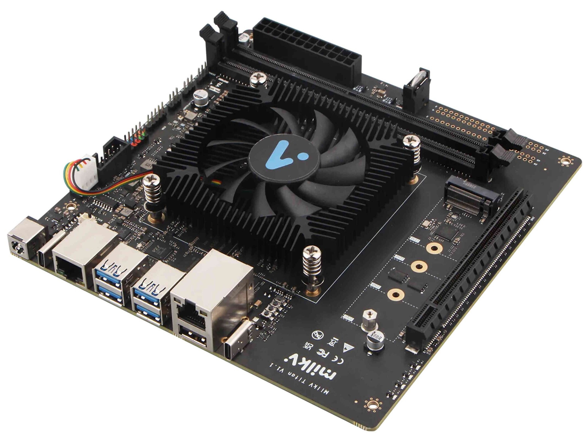 Milk-V Titan là bo mạch RISC-V hỗ trợ card đồ họa rời