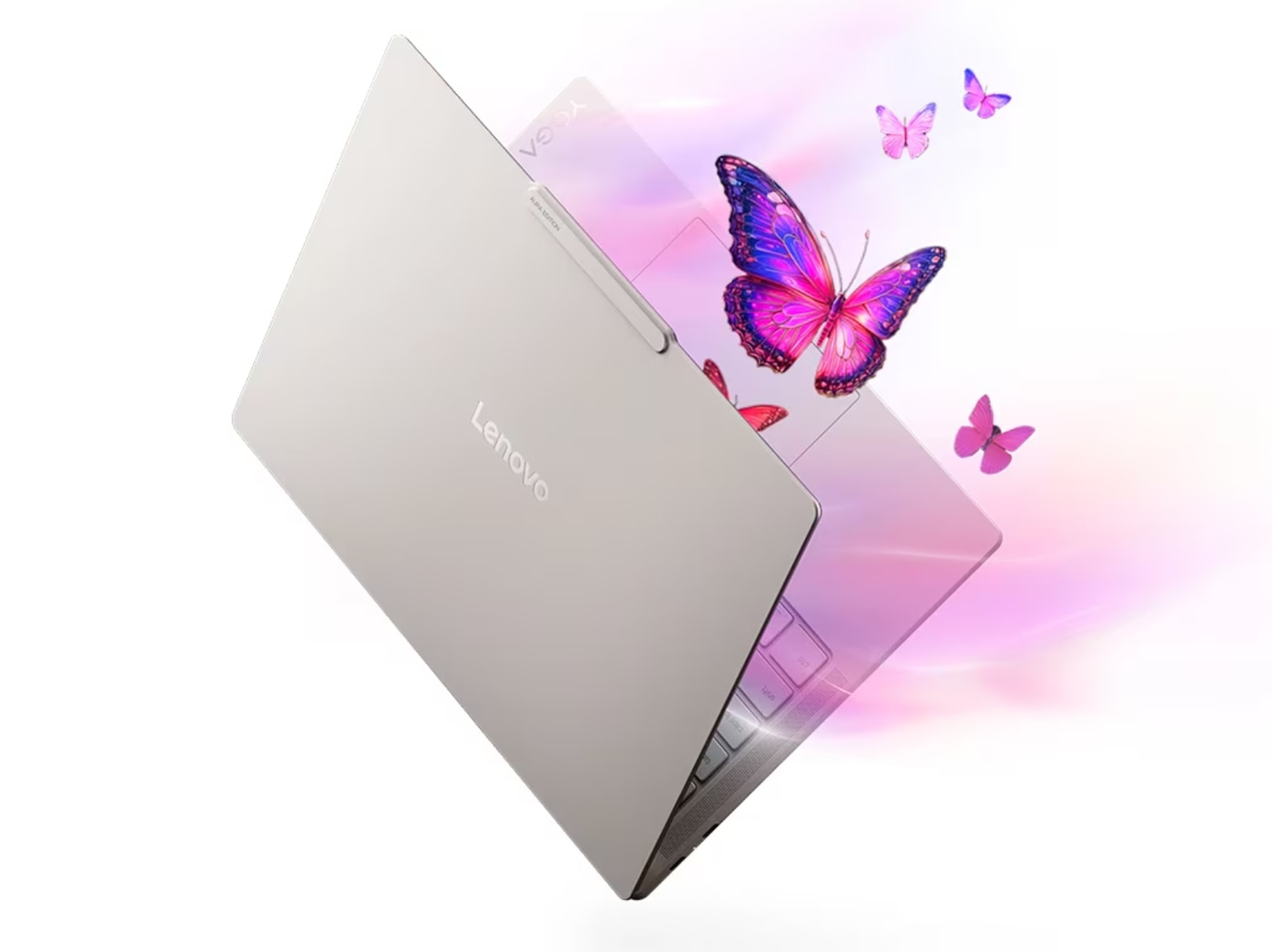 Laptop Lenovo Yoga Slim 7i Ultra Aura Edition với bàn phím và Force Pad