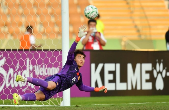 Li Hao vừa có màn trình diễn ấn tượng để đưa U23 Trung Quốc vào bán kết.