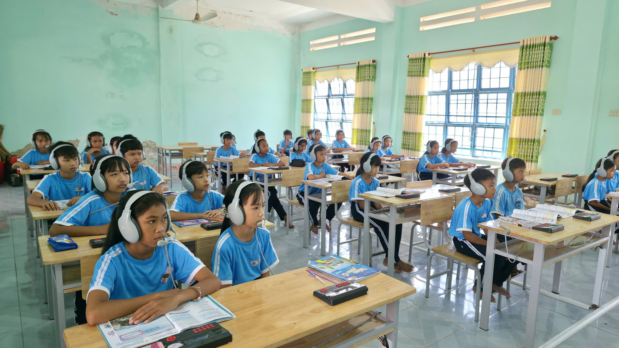 Nguồn lực từ Chương trình 1719 góp phần nâng cao chất lượng dạy và học tại Trường PTDTNT THCS Tánh Linh (Ảnh: Long Thiệu)