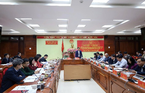 Đồng chí Lương Nguyễn Minh Triết, Ủy viên dự khuyết Trung ương Đảng, Bí thư Tỉnh ủy Đắk Lắk phát biểu tại buổi làm việc với Đoàn công tác số 2 của Tiểu ban Đảm bảo an ninh, trật tự và an toàn xã hội - Hội đồng Bầu cử Quốc gia về công tác bảo đảm an ninh, trật tự, an toàn xã hội trong cuộc bầu cử Đại biểu quốc hội khóa XVI và đại biểu Hội đồng nhân dân các cấp, nhiệm kỳ 2026-2031. (Ảnh: LÊ LAN ANH) dong-chi-luong-nguyen-minh-triet-phat-bieu-tai-buoi-lam-viec-voi-doan-cong-tac-so-2-cua-tieu-ban-dam-bao-an-ninh-trat-tu-va-an-toan-xa-hoi-hoi-dong-bau-cu-quoc-gia-ve-cong-tac-dam-bao-an-ninh-trat.jpg